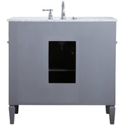 Elegant Decor 36" - Single / Gray,grey / Modern Wheel Care