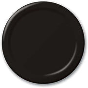 Creative Converting 50134B Black Velvet Banquet Plate, Solid (10pks Case)