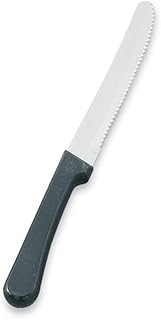 Vollrath 48143 8-3/4" S/S Steak Knife with Black Handle - Dozen