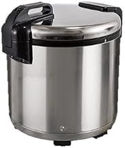 Winco Stainless Steel Electric Rice Warmer 100 Cup Cooked Rice Capacity