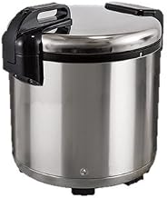 Winco Stainless Steel Electric Rice Warmer 100 Cup Cooked Rice Capacity