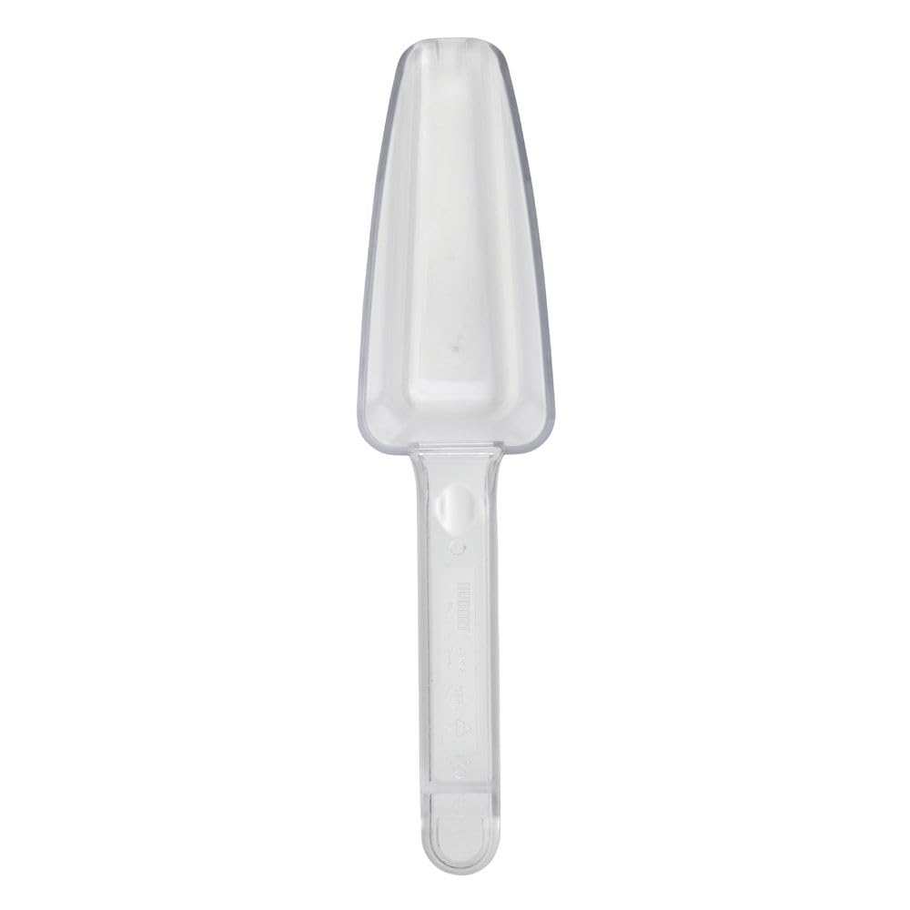 Clear Polycarbonate Serving Scoop by HUBERT – Medium, Polycarbonate (PC), Clear, Model 404001