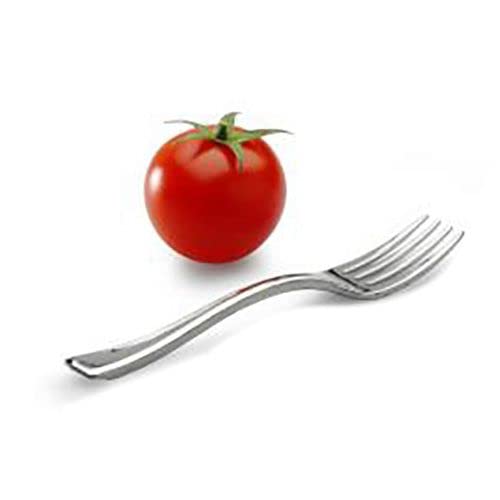 Silver Tasting Fork - 500 / CS by Sabert – Polystyrene, Silver, Pack of 500, Model MMTF500S
