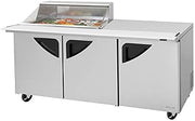 Turbo Air 3-Door Sandwich Salad Prep Table 23-CU.ft. TST-72SD-15M-N-CL