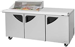 Turbo Air 3-Door Sandwich Salad Prep Table 23-CU.ft. TST-72SD-15M-N-CL