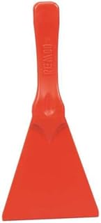 Remco - A Vikan Company 69614 Red Polypropylene Stiff Hand Scraper, Injection Molded Blade, 8" L x 3" W, 1 Piece