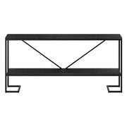 Henn&Hart Black/Natural Black / Modern / 1 Sofa & Console Tables