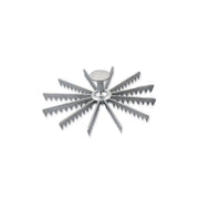 Browne 12 Slice Pie Marker by Browne Foodservice – 12-Cut, Aluminum, Silver, Model 8412