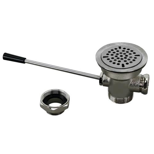 Franklin - -3 1/2 in Waste Lever Drain by Franklin Machine Products – 3 1/2 in, Silver, Model 1001012