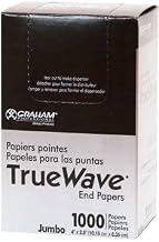 Sanek Graham Beauty True Wave End Papers Jumbo 1000Ct 4" X 2.5" (Pack of 2)