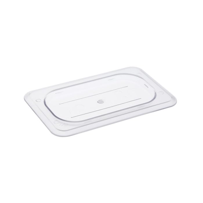 CAC Poly Food Pan Cover PCSD-NC Solid 1/9 Size Plastic by CAC China – Polycarbonate