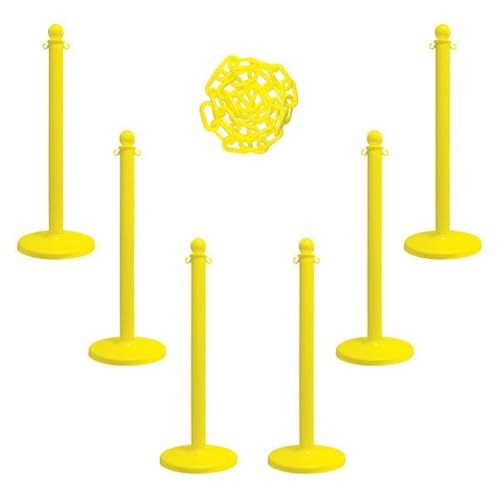 Mr. Chain 2.5 inches Dia. / Yellow / 1 Chain Barriers