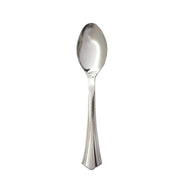 Reflections Heavyweight Plastic Cutlery Spoon, 6.25-Inch, Silver (8 packs of 40-Count)