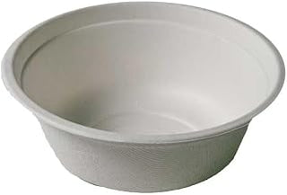 KITCH24/7 White Classic Molded Fiber Bowl, 16 Ounce - 400 per case