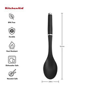 KitchenAid One Size (Pack of 12) / Black / Basting Spoon Cooking Spoons