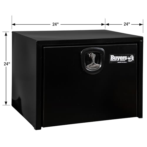 Buyers Products Company Black Gloss / 24 x 24 x 24 Inches / 1734300 Truck Bed Toolboxes