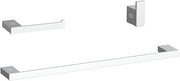 Sofia 3-Pc Stainless Steel Hardware Set in Chrome