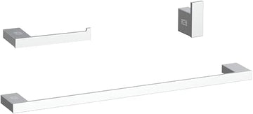 Sofia 3-Pc Stainless Steel Hardware Set in Chrome