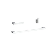 Sofia 3-Pc Stainless Steel Hardware Set in Chrome by Elegant Kitchen and Bath – Stainless Steel, Chrome, Model HWB-13S3HPCH
