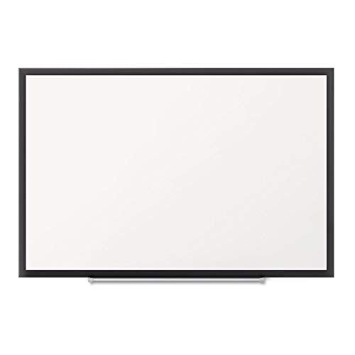 Quartet Black / 48"W x 36"H / Nano-Clean Magnetic Dry Erase Boards