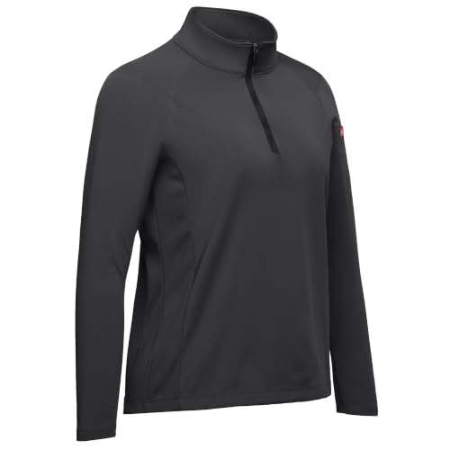 Red Kap Large / Black / Performance Stretch Jersey 1/4 Zip Pullover Sweaters