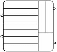Dishwasher Rack - 9 Plate Capacity, 6 Extenders, Beige