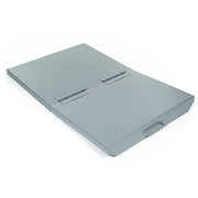 Lid for 3 Cu Yd Self Dumping Hopper by Global Industrial – 63.25"L x 57.25"W x 0.25"H, Steel, Gray, Model 30033SL-GRY