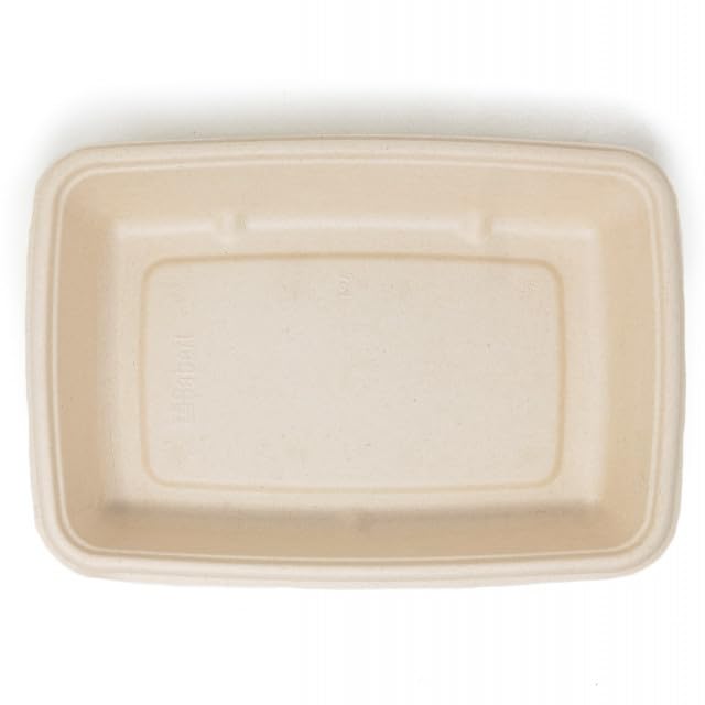 TerraPac 30 oz Natural by Sabert – 30 oz., 30.0 ounces, Molded Fiber Pulp, Natural, Model 46130F300N