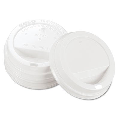 CUP Traveler Sip-Thru Lid by SOLO – Polypropylene, white, Model SCC TLP316