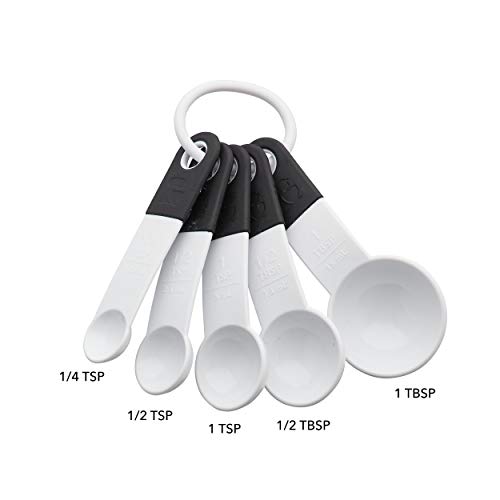 KitchenAid White/Black / Spoons / Set of 5 Spoons