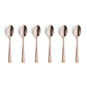 Amefa Copper / Espressolöffel-Set, 6-teilig, kupfer satiniert / Retro Coffee & Espresso Spoons