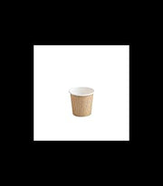 PacknWood 8NPGCBIO41 4 oz 2.4 x 2.36 in. Nature PLA Cardboard Cup - 500 Piece