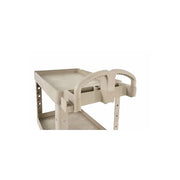 Rubbermaid Commercial Products Beige / Medium / 2-Shelf Utility Carts