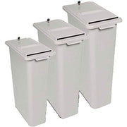 30" Lockable Shredder Bin by HSM – 30.0 cubic_inches, Hdpe, Gray, Model 1045331651