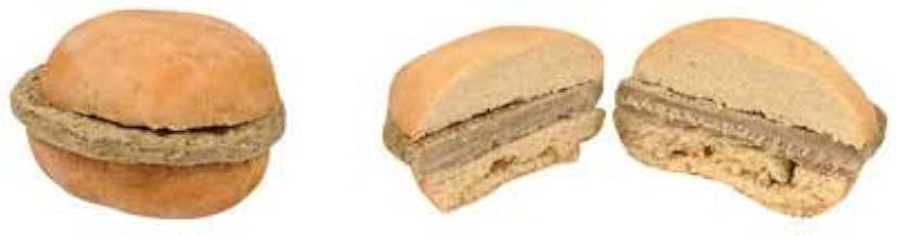 Advance Pierre Mini Beef Sausage on a Whole Grain Bun, 2.55 Ounce -- 100 per case.
