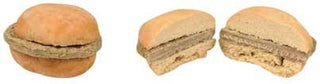 Advance Pierre Mini Beef Sausage on a Whole Grain Bun, 2.55 Ounce -- 100 per case.