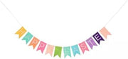 Mini Easter Pennant Banner - Small Garland - 20 Inches (Happy Easter), 5.5'
