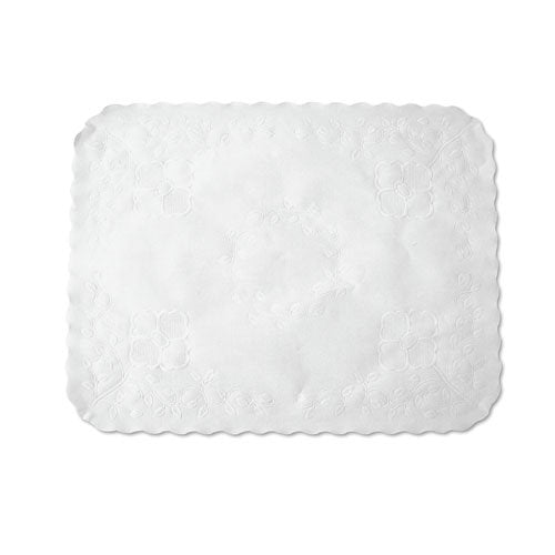 HFMTC8704472 - Anniversary Embossed Scalloped Edge Tray Mat