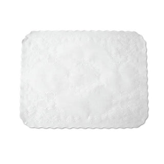 HFMTC8704472 - Anniversary Embossed Scalloped Edge Tray Mat