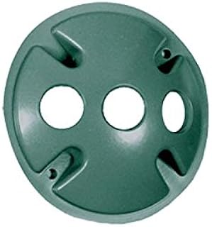 RAB Lighting C100VG Die Cast Round Covers Verde Green