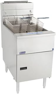 Pitco Solstice Gas Fryer, 18" Tube Fired Floor Model, 140k BTU Output, Propane Operation, 90 lb Oil Capacity, Millivolt Control No Electric Required, Stainless Steel Construction, SG18-S LP
