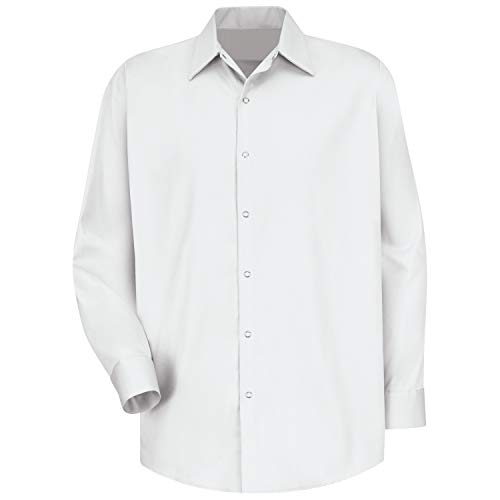 Red Kap Small / White / Specialized Cotton Work Shirt Button-Down Shirts