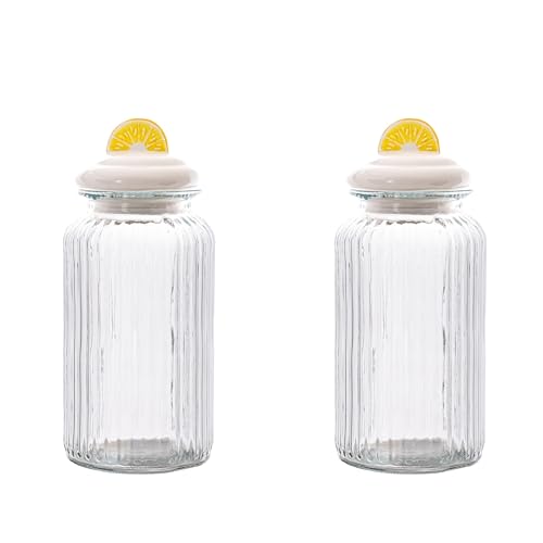 10 Strawberry Street Lemon Slice / Large / 49.0 fluid_ounces Food Jars & Canisters