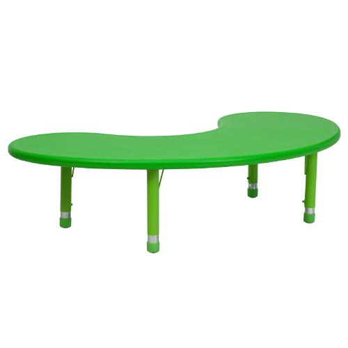 Flash Furniture Green / 35 in x 65 in x 23.75 in / Modern Tables
