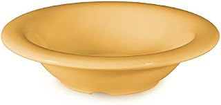 G.E.T. B-454-TY-EC Melamine Narrow Rim Fruit/Dessert Bowl, 4.5 Ounce, Tropical Yellow (Set of 4)
