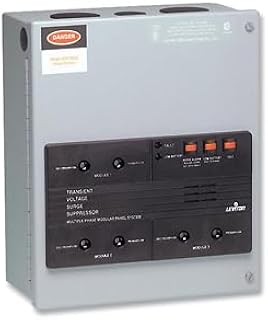 Leviton 52277-M3 4 Mode Surge Protection Panel with Replaceable Modules