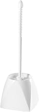 Winco Toilet Bowl Brush with Caddy, PP, White
