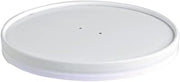 White Compostable Paper Lid for 210POC60N & 210POB61 & 210GPU7(BR) by Packnwood
