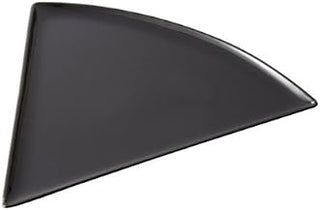 Creative Table 8.75 inch x 9 inch Triangle Pizza Plate Black Melamine 24 Ct