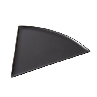 Creative Table 8.75 inch x 9 inch Triangle Pizza Plate Black Melamine 24 Ct by GET – Medium, Melamine, Black, Pack of 24, Model PZ-85-BK